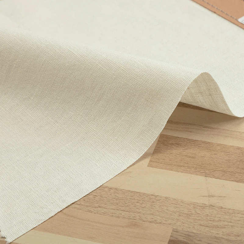 Wholesale eco-friendly woven plain 55% hemp 45% organic cotton fabric