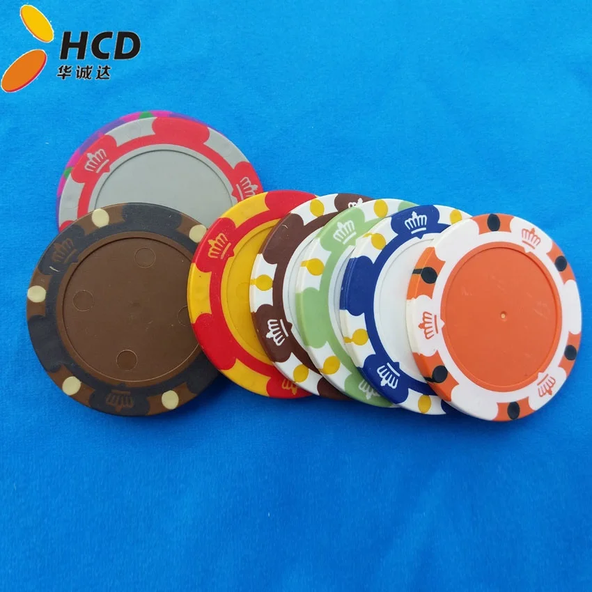 Custom Made 45mm Clay Casino Poker Chips for Sale Featuring Your Logo and 16G ABS Metal Durable Clay Poker Chips