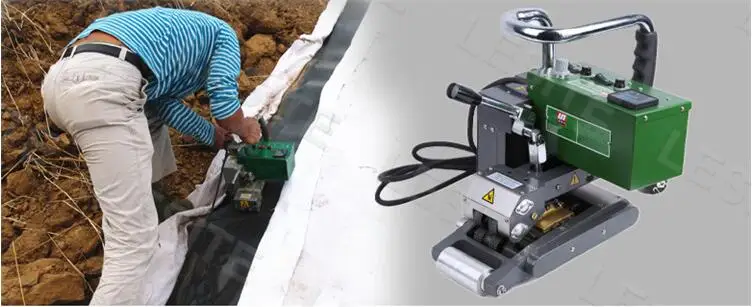 Dam liners tarpaulin sheet heater welding machine hot air machine