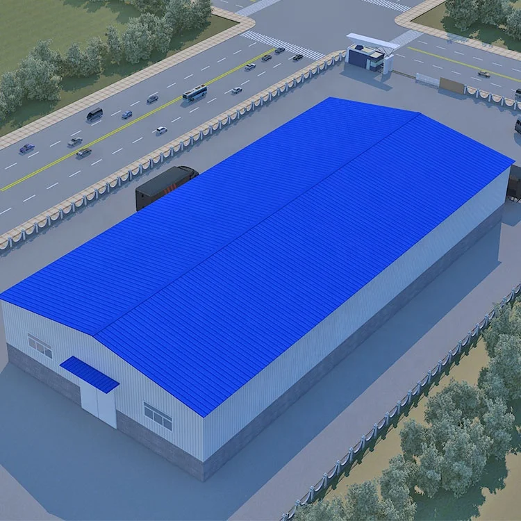 Low Cost Industrial Shed Prefab Steel Warehouse