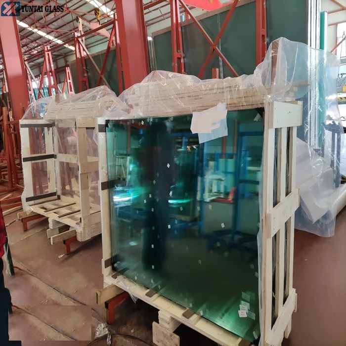Safety 44.2 55.1 3+3 4+4 5+5 wholesale cheap pvb  flat Tempered laminated glass for building stadium sunroom