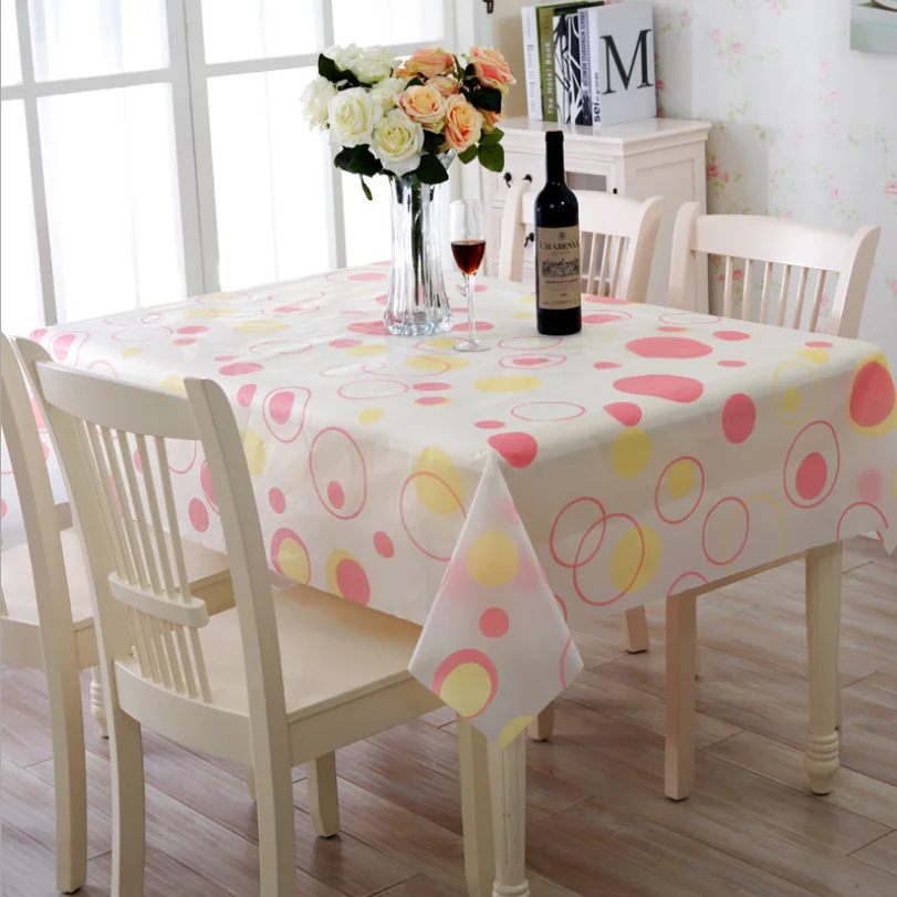 Cheap price 54x108 Plastic Table Cover Decoration Disposable Print Table Cloth for Party