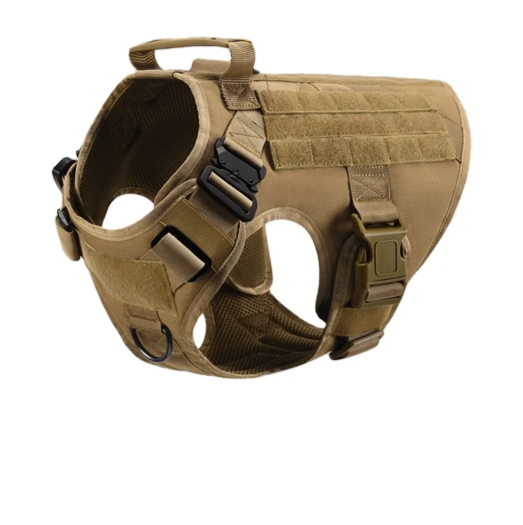 Tactical Durable Tactical Front Lead Sublimation Blank Nylon Adjustable No Pull Quick Fit Heavy Duty Camo Dog Harness