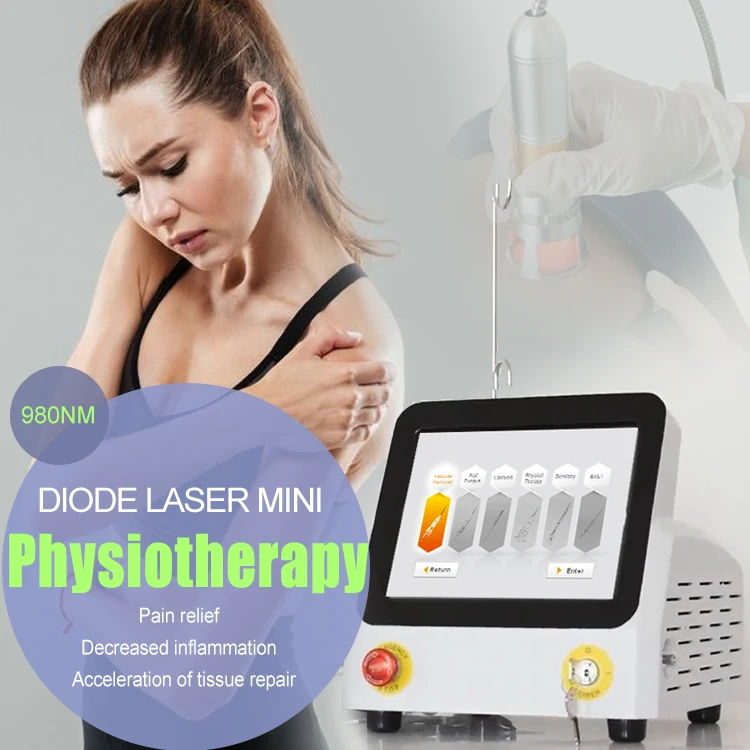 High intensive class 4 laser therapy 980nm 810nm 1064nm laser physiotherapy pain relief medical device