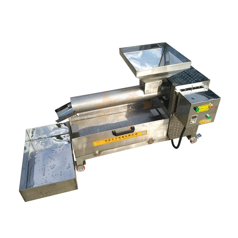 Automatic Stainless Steel Cappings Screw Press Honey/Beeswax Separator