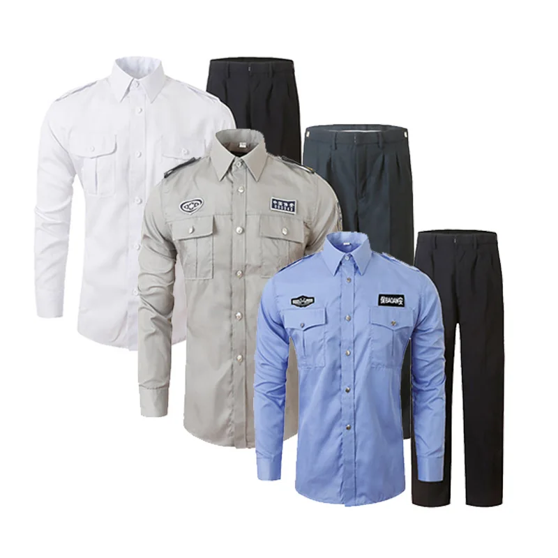 2024 новая стильная Рабочая форма с коротким рукавом летняя охранная летний костюм Мужская одежда Женская