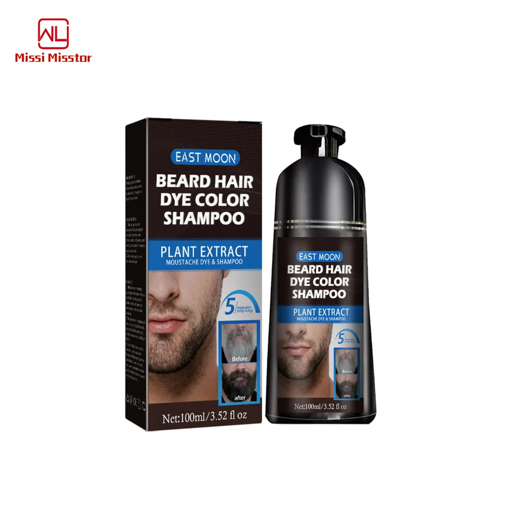 Beard Dye Black Hair Color Shampoo Fast Black Hair Shampoo Pewarna Rambut Hair Dye Colour Shampoo
