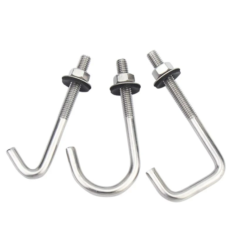 Длинные анкерные кровельные крючки J-bolt типа J