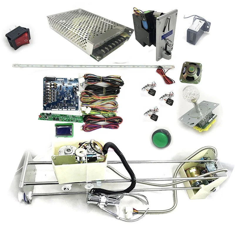 2022 new game mother board 42' diy toy catcher claw crane machine kit with lcd screen