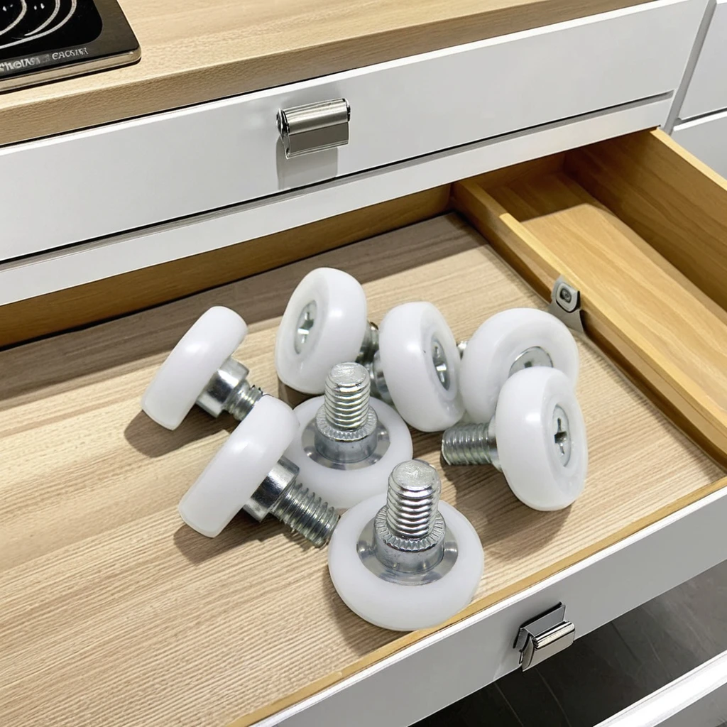 Plastic Drawer Slide Rollers 19MM 22MM 24MM 26MM POM Bearing Small Pulley