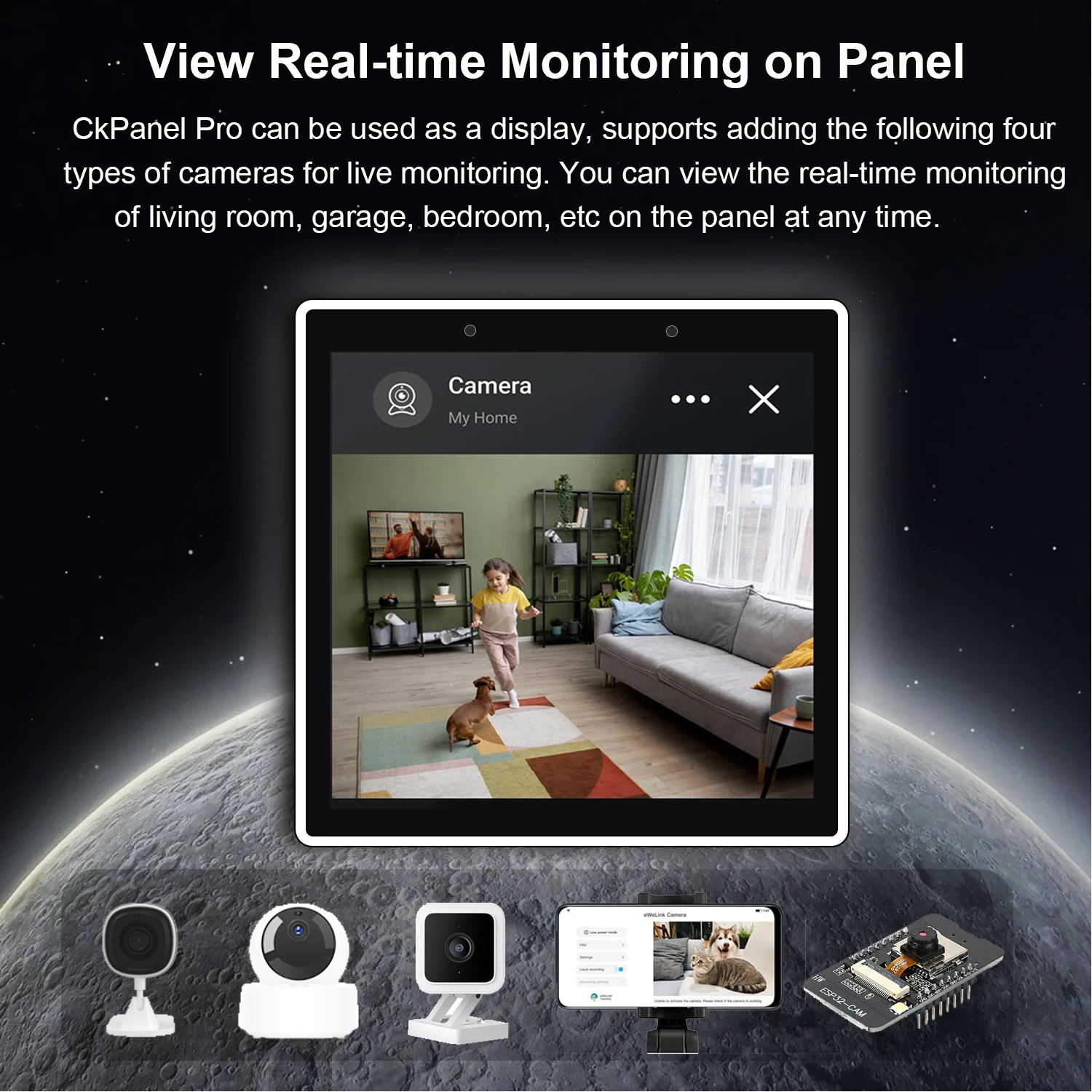 eWelink Wifi Smart Multi-functional Control Panel Two-way Talk Zigbee3.0 Hub Gateway Work with Alexa Google Voice Control