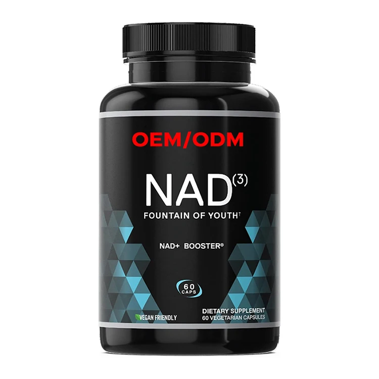 Nicotinamide Riboside альтернативный 60 вегетарианских капсул NAD + Бустер (NAD3) NRF2 активатор Антивозрастная добавка