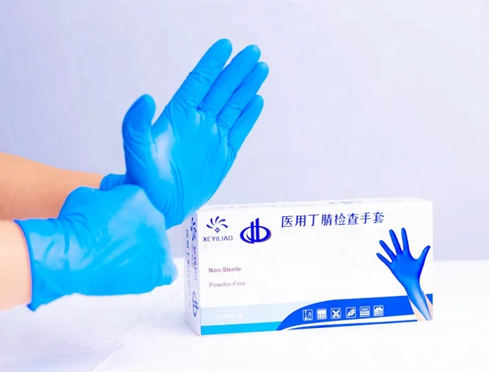 Factory Supply Customize OEM Disposable Nitrile Gloves Powder Free Gloves Manufacture