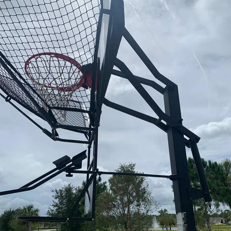 Q-BR02 Баскетбол Rebounder чистая система возврата портативный выстрел тренер для лекарственных препаратов традиционной полюс и