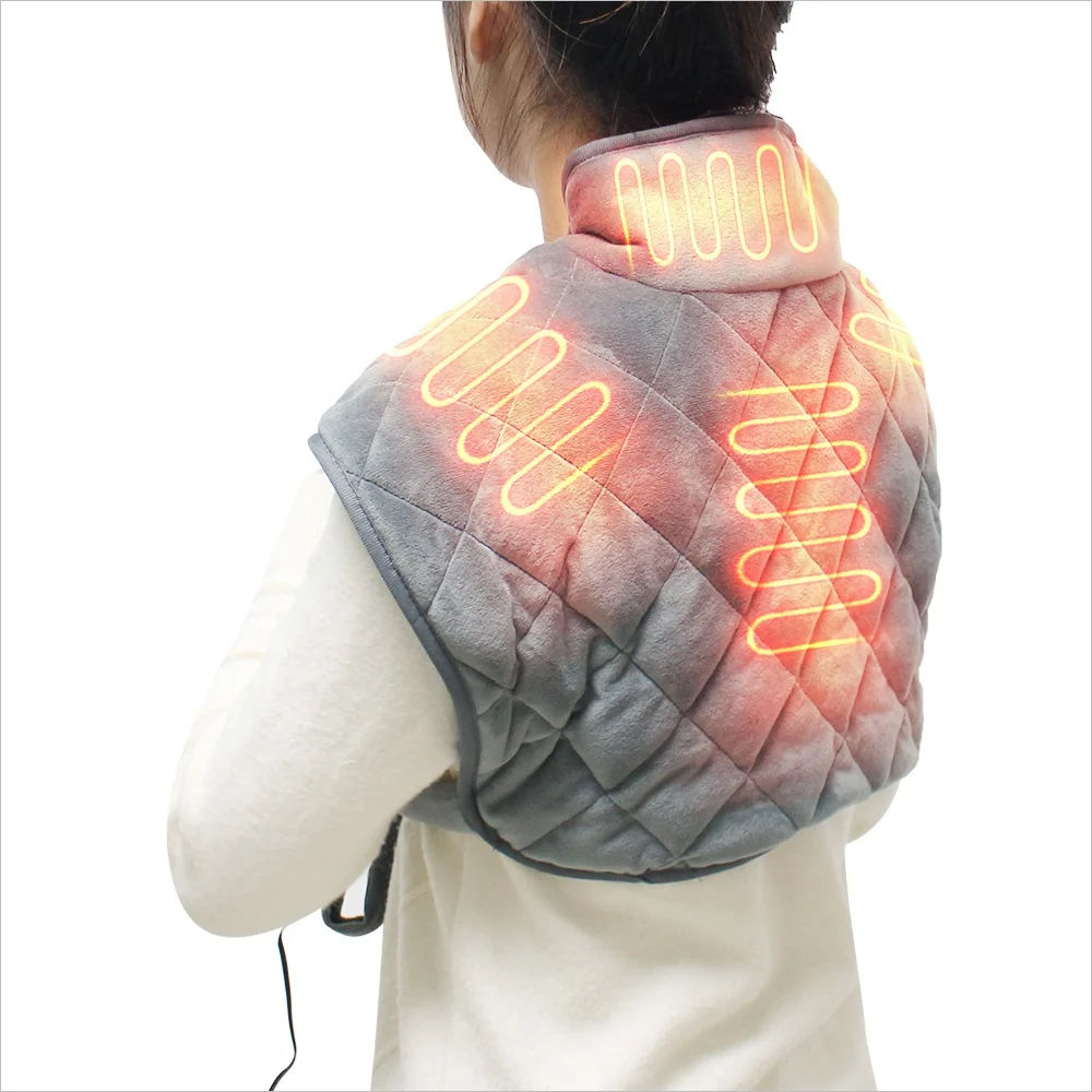 12V Multi-Function Neck & Shoulder & Back Heating Wrap for Body Pain Relief