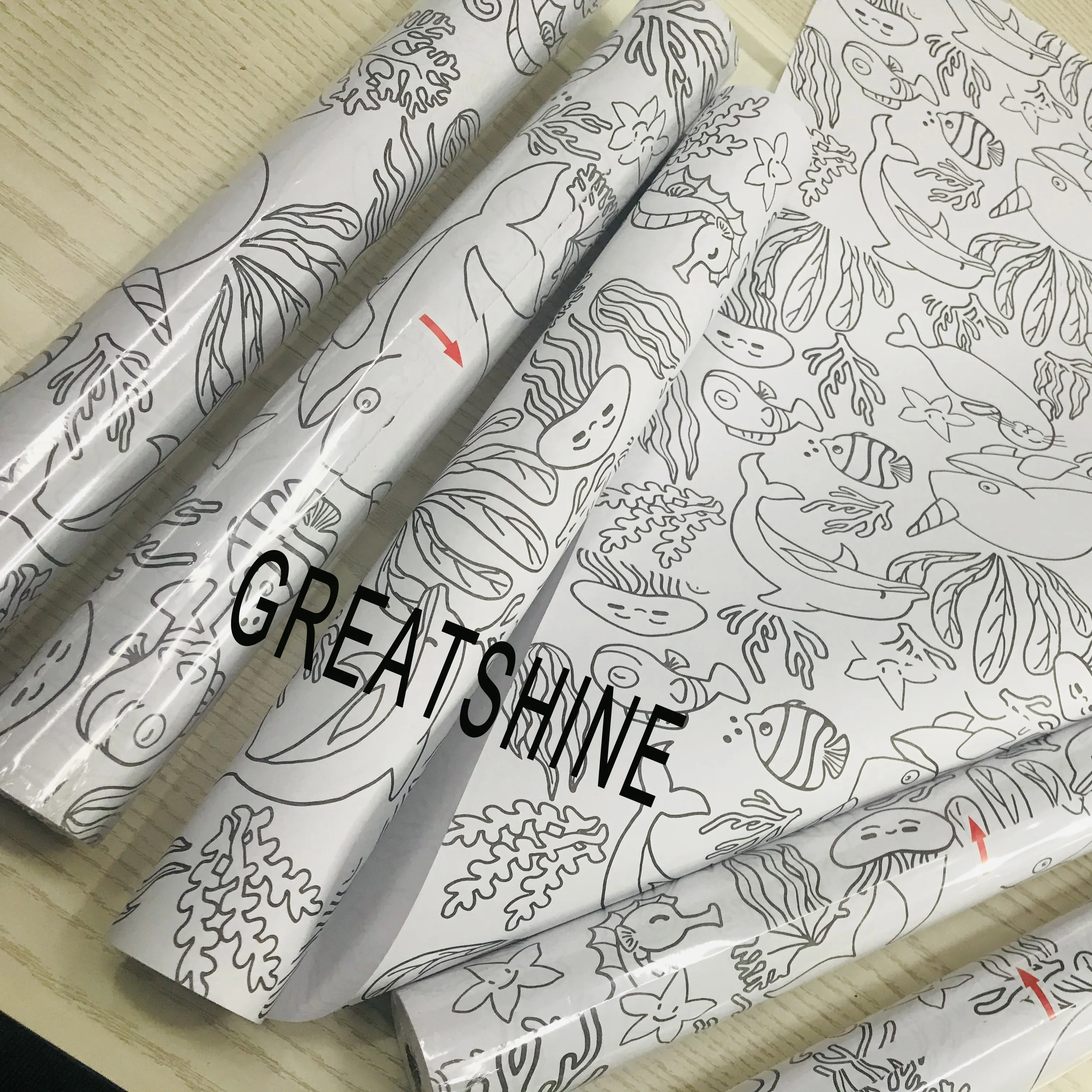 Customized Kid Painting Paper Roll Recycled Eco-friendly Drawing Paper Roll