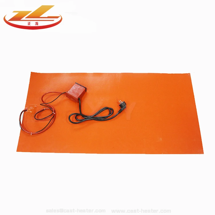 240 в 400x400 мм 500 Вт силиконовая резиновая нагревательная плита под заказ