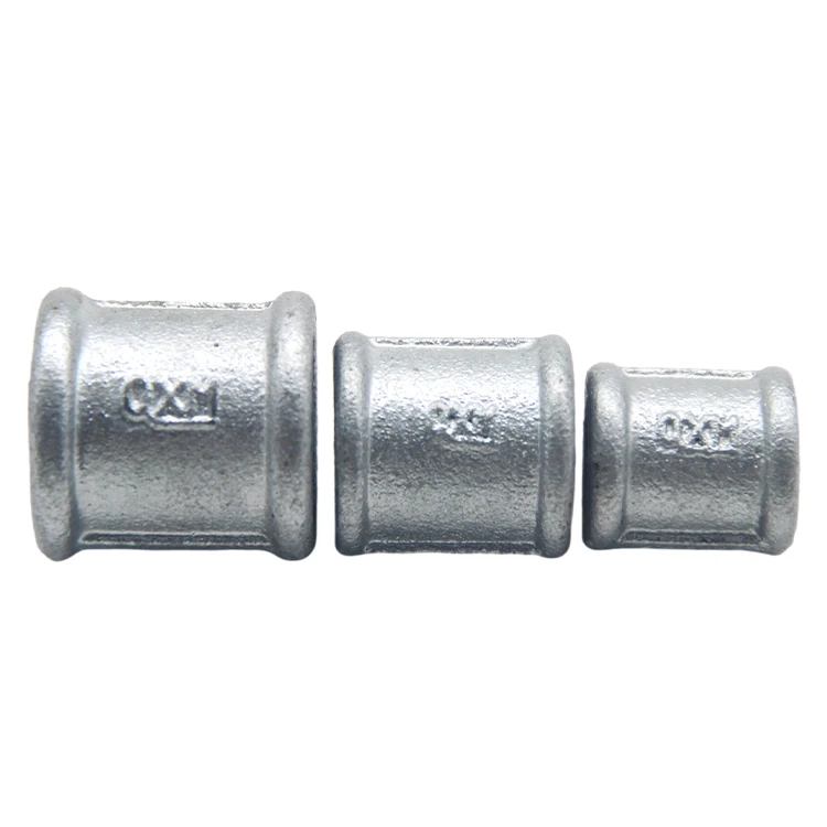 BS thread socket 1/2' 3/4' 1' 1-1/2' galvanized female banded coupling for water coal gas oil connector