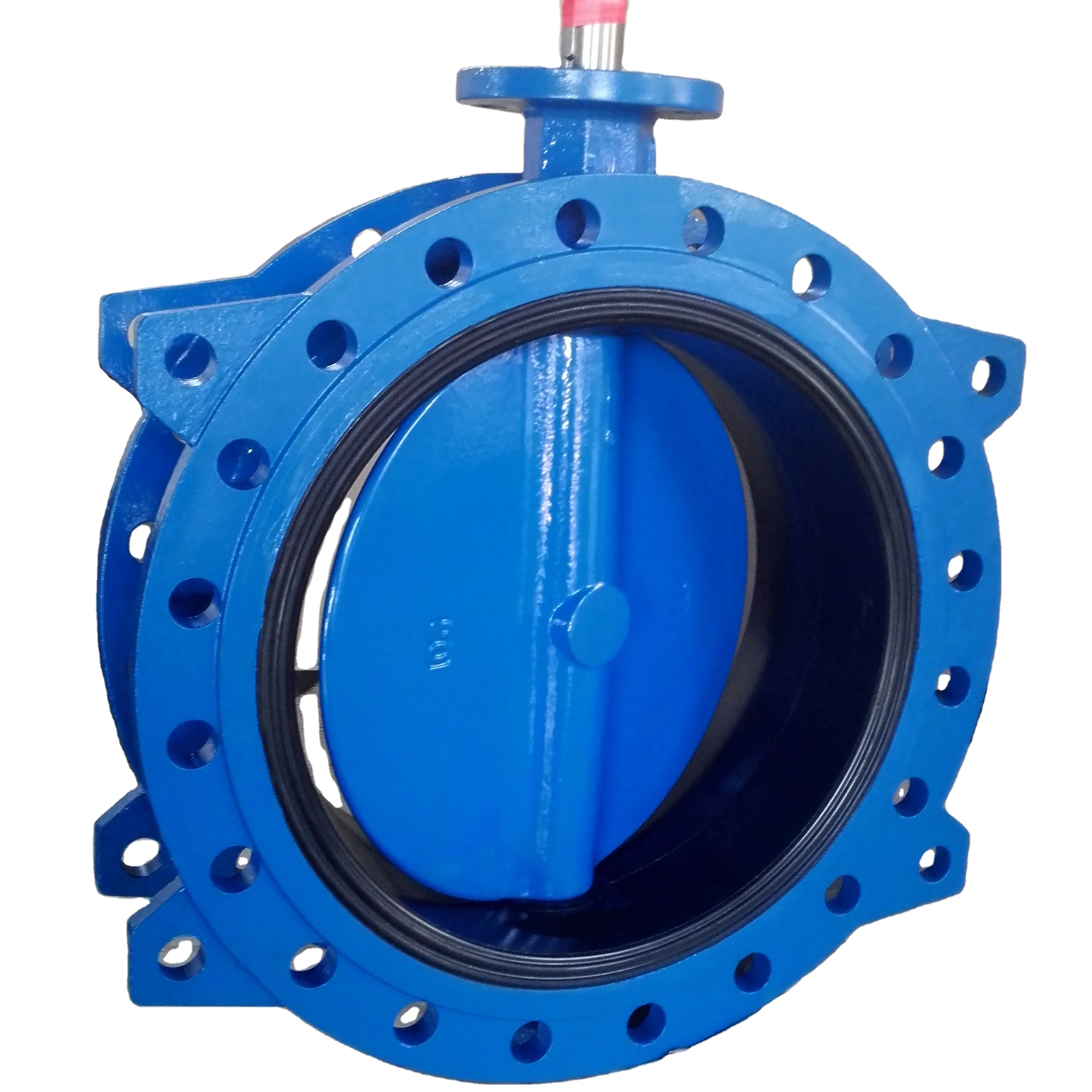 Ductile iron DN300  PN16 double flange concentric butterfly valve