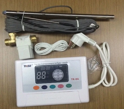 Electromagnetic Valve Temperature & Level Sensor Using of Thermosiphon Solar Water Heater Accessory Intelligent Controller TK-7