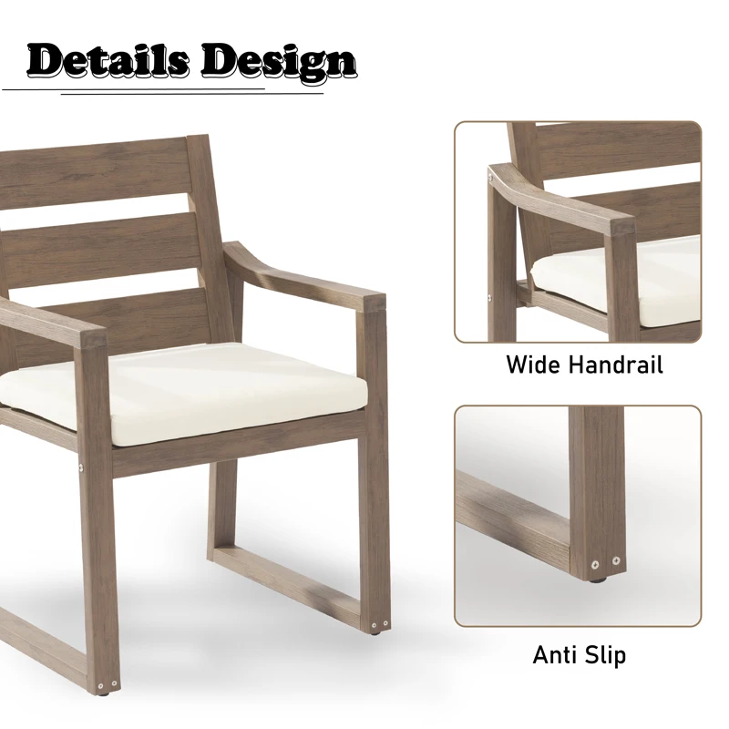 Modern nordic dining room 4 chairs furniture Plastic Wooden chair dining table and chair set