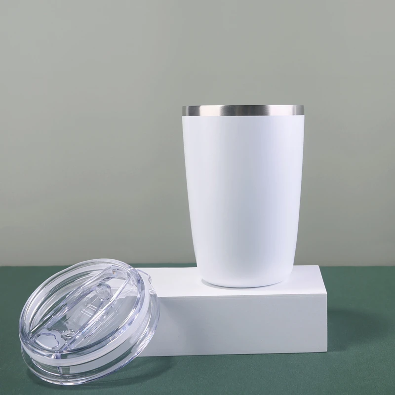 Wholesale Double Wall Insulated Vacuum Magnetic Lid Coffee Tumbler Cup  Stainless Steel Travel Beer Tumbler