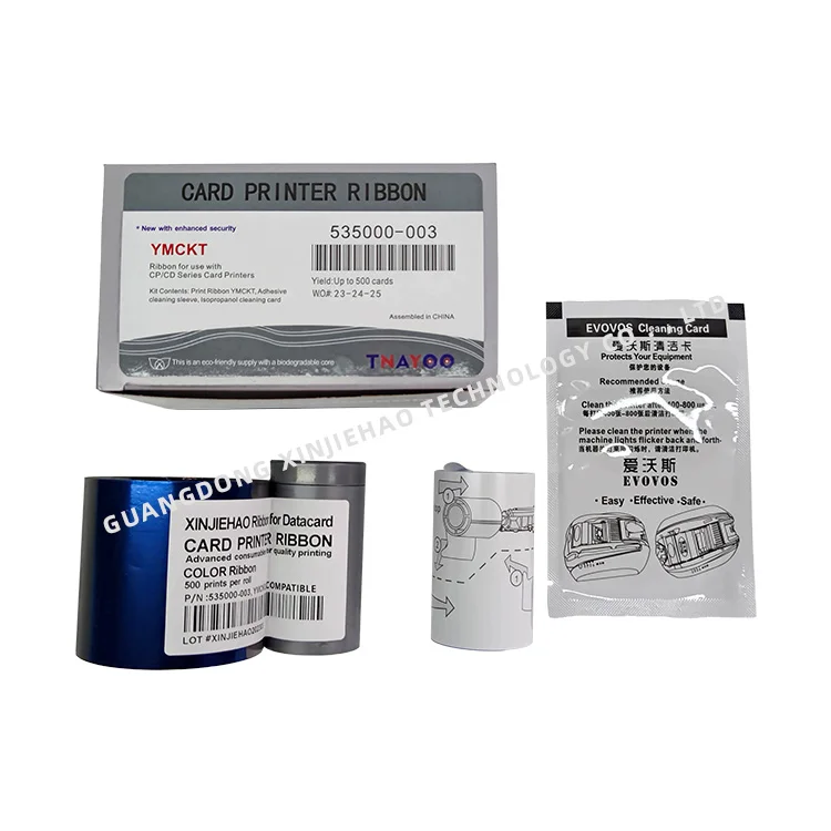 High Quality Compatible DATACARD 535000-003 YMCKT Ribbon For CD800 CP40Plus CP60Plus CP80Plus Card Printer