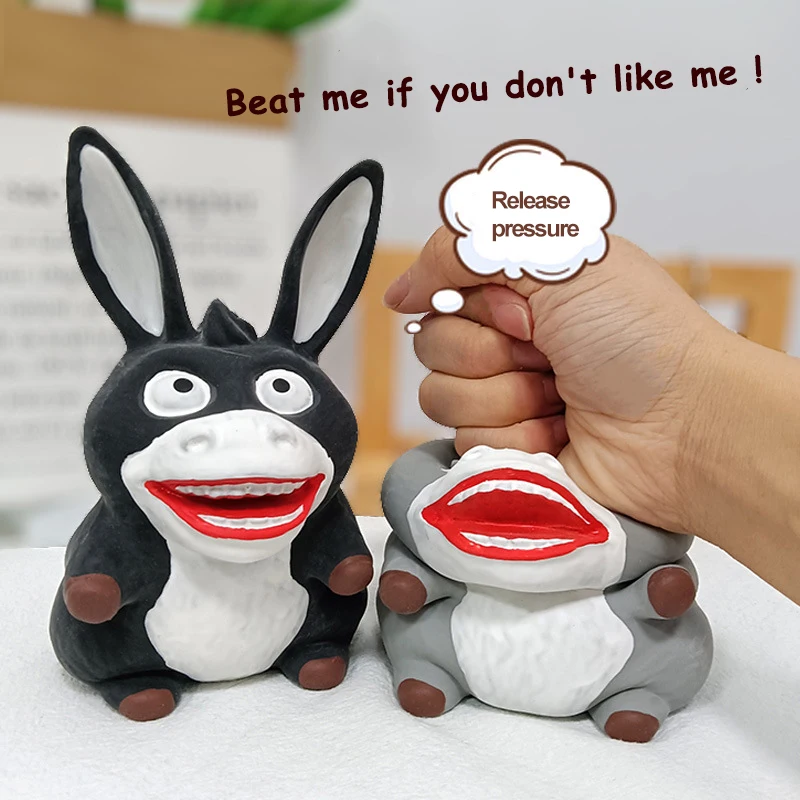 Decompression Toys Big Mouthed Scorched Donkeys Relieve Anxiety Office Decompression Tools Office Worker Children Novel Gifts