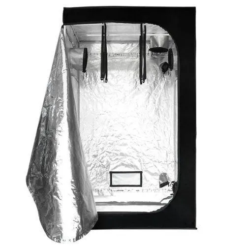 Высокоотражающая полиэфирная пленка 120x60x150 см с окном и подносом для пола подходит гидропоники в помещении