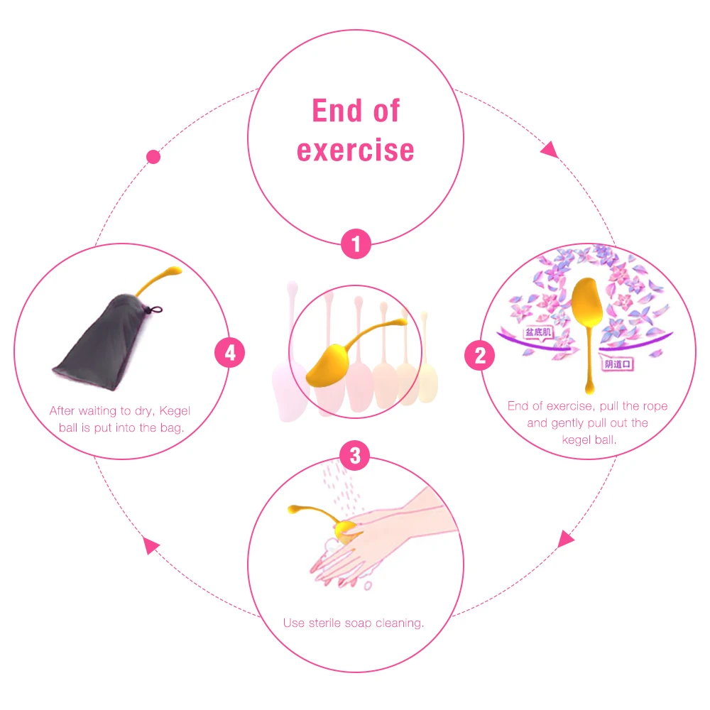 Mango Kegel Balls Ben Wa Balls Vibrator Vibrating Egg Sex Toys For Woman Remote Control Vaginal Tight exercise Muscle Shrink toy