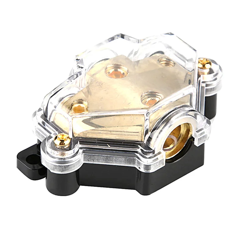 Car Audio Power Distribution Block1*2GA in-1*4GA +2*8GA out power socket zinc alloy car power distribution block