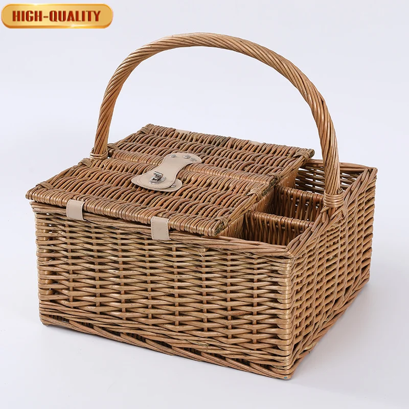 Плетеная натуральная Экологически чистая плетеная корзина для домашнего декора сделано во Вьетнаме