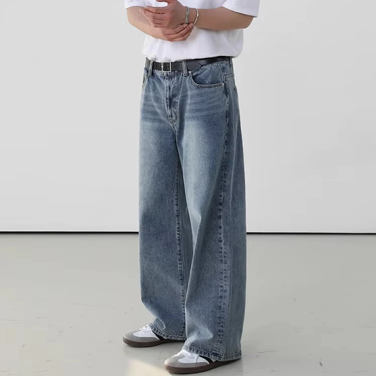 High Quality Fashion Timeless Straight Denim Pants Loose-Fit Jeans