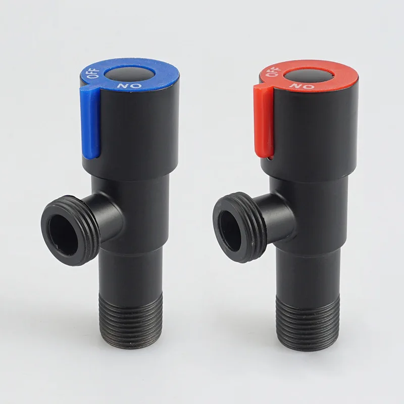 304 Stainless Steel Angle Stop Valve For Bathroom Toilet 3 Way Angle Stop Valve 3 Way Shower Diverter Angle Valve