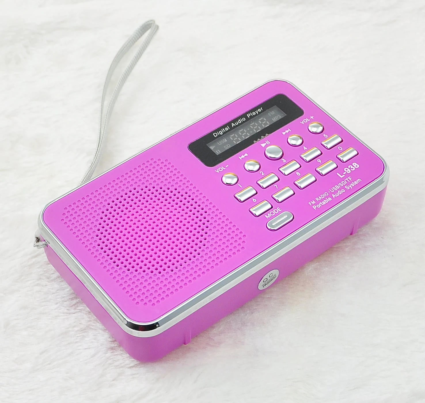 Portable  Home Fm Radio Antenna Mp3 Pleayer U Disc Tf Play  Connect  Lcd Screen Transit Connect Radio