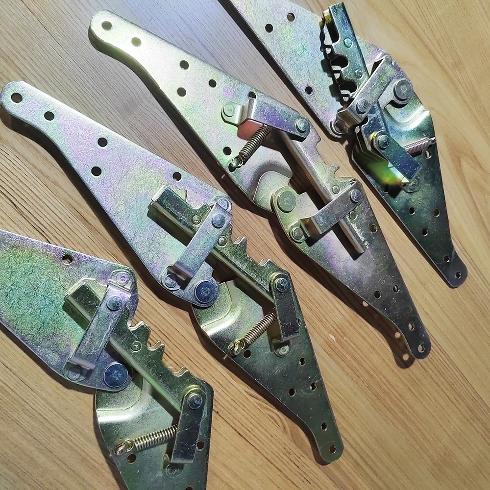 355MM 180-90 Degree 4 Position Angle Mechanism Joint Furniture Metal Chrome Hinge Sofa Backrest Hinge