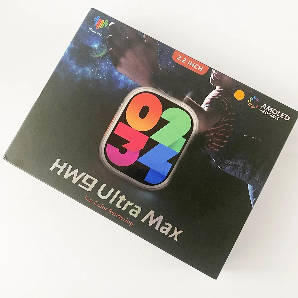 HW9 Ultra Max Amoled 2.2 inch 2023 Smart watch HW9 Pro max BT Call Relogio Montres Reloj inteligente Hw9 ultra max Smartwatch