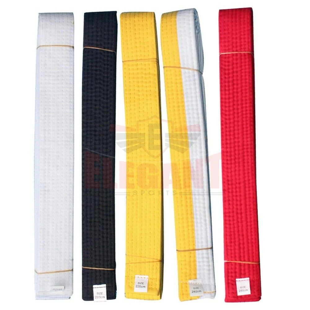 Karate Taekwondo Belt Martial Arts Color Stripe custom Karate belts