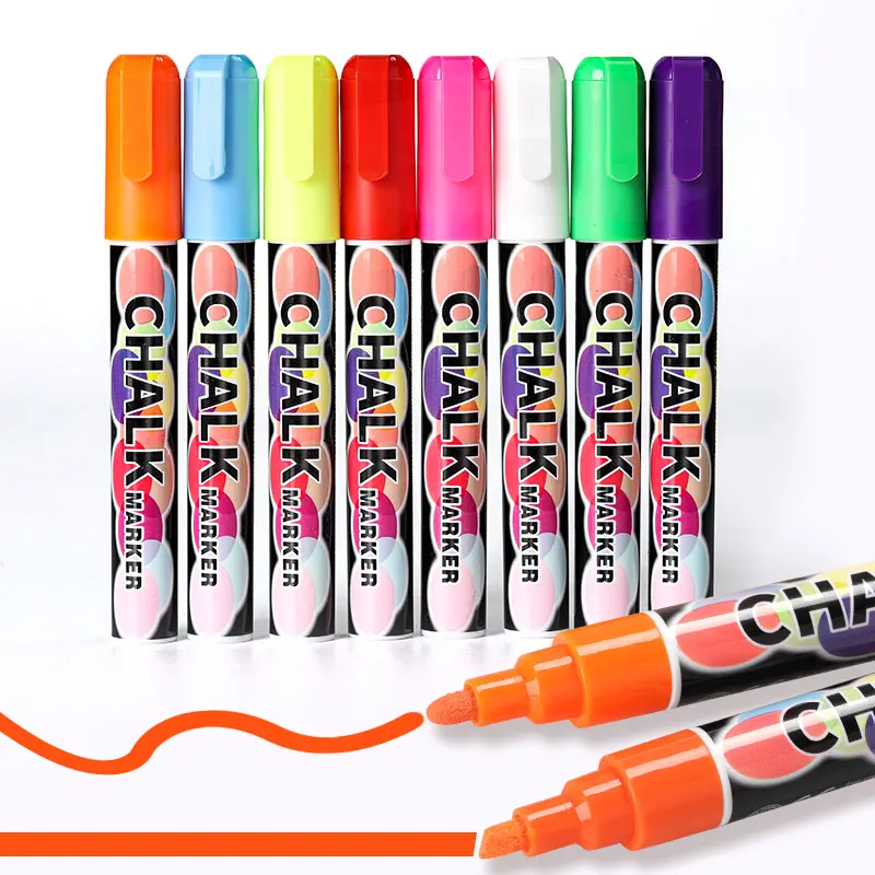Wholesale Chalk Markers Pen Erasable Ink Mini Pen Fine Tip Chalk Marker Eraser Pen Ink Liquid Chalk