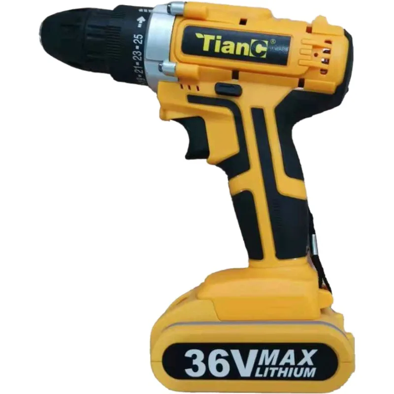 Аккумуляторные шуруповерты с литиевой батареей 36 В многофункциональная электрическая ручная дрель промышленная Ударная