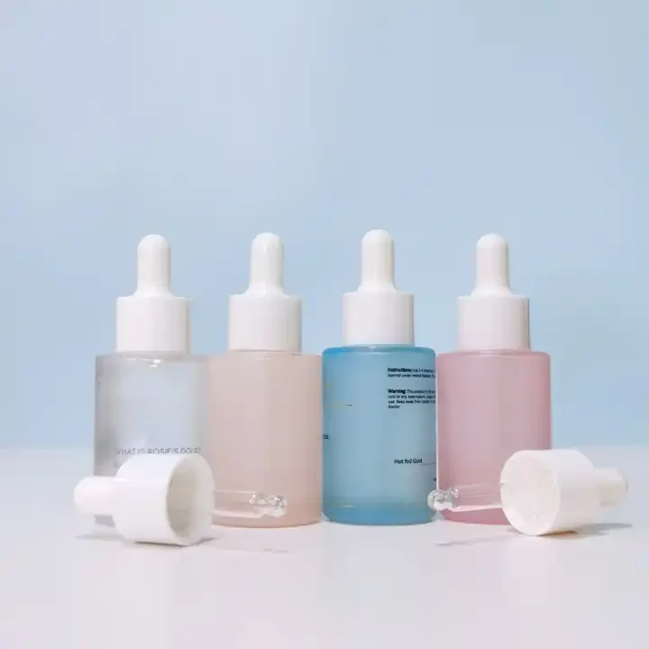 Great 100ml Amber Essential Oil Pipette Golden Dropper Head Glass Bottles For Skincare Essence Packing