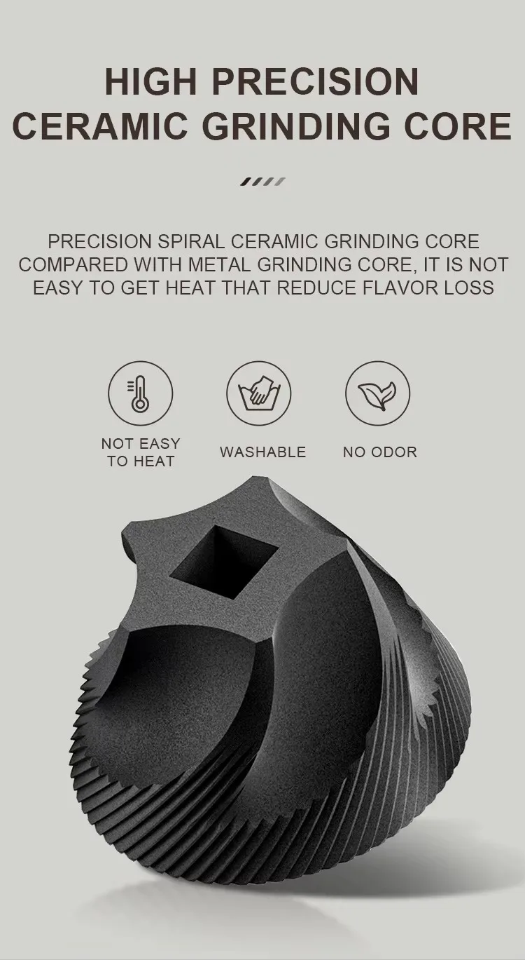 Professional Portable USB Mini Espresso Conical Burr Automatic Electric Coffee Bean Grinder Mills  With Lower Noise Moto