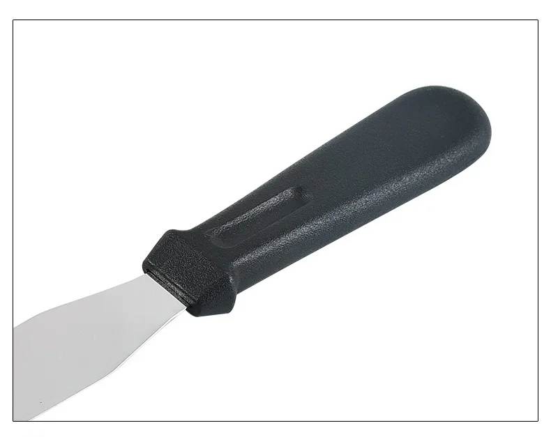 Stainless steel pastry tool cake butter icing spatula decorating cream straight and angled spatulas