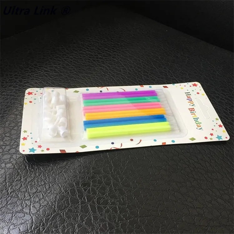 
Wholesale colorful party decoration candle logo custom factory direct sales mini birthday candle 