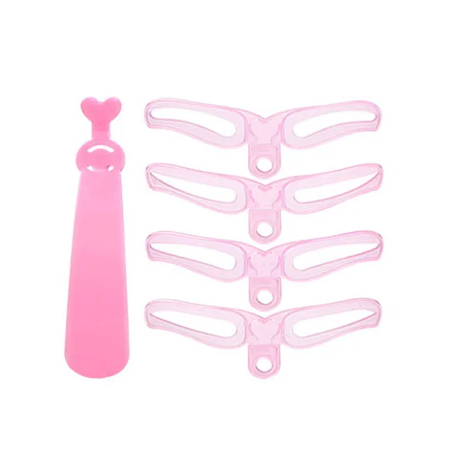 
24 PCS New Style Measuring Shaper Stencil Tool Eyebrow Balance Ruler Factory price 