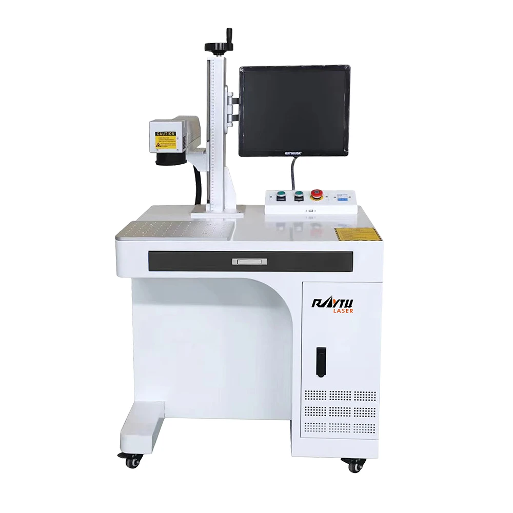 Raycus necklace 20W 30W 50W metal ring jewelry fiber laser marking machine  metal engraving machine