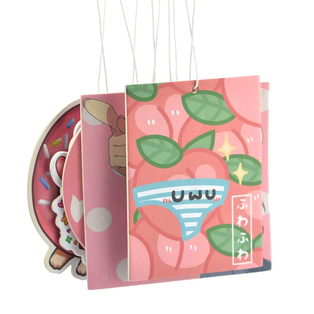 Wholesales Custom logo good smell custom paper car air freshener