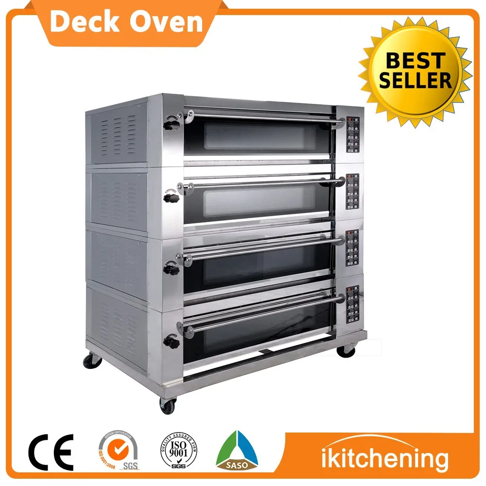 New design 304 Stainless Steel CE Approved bread machine rotary oven