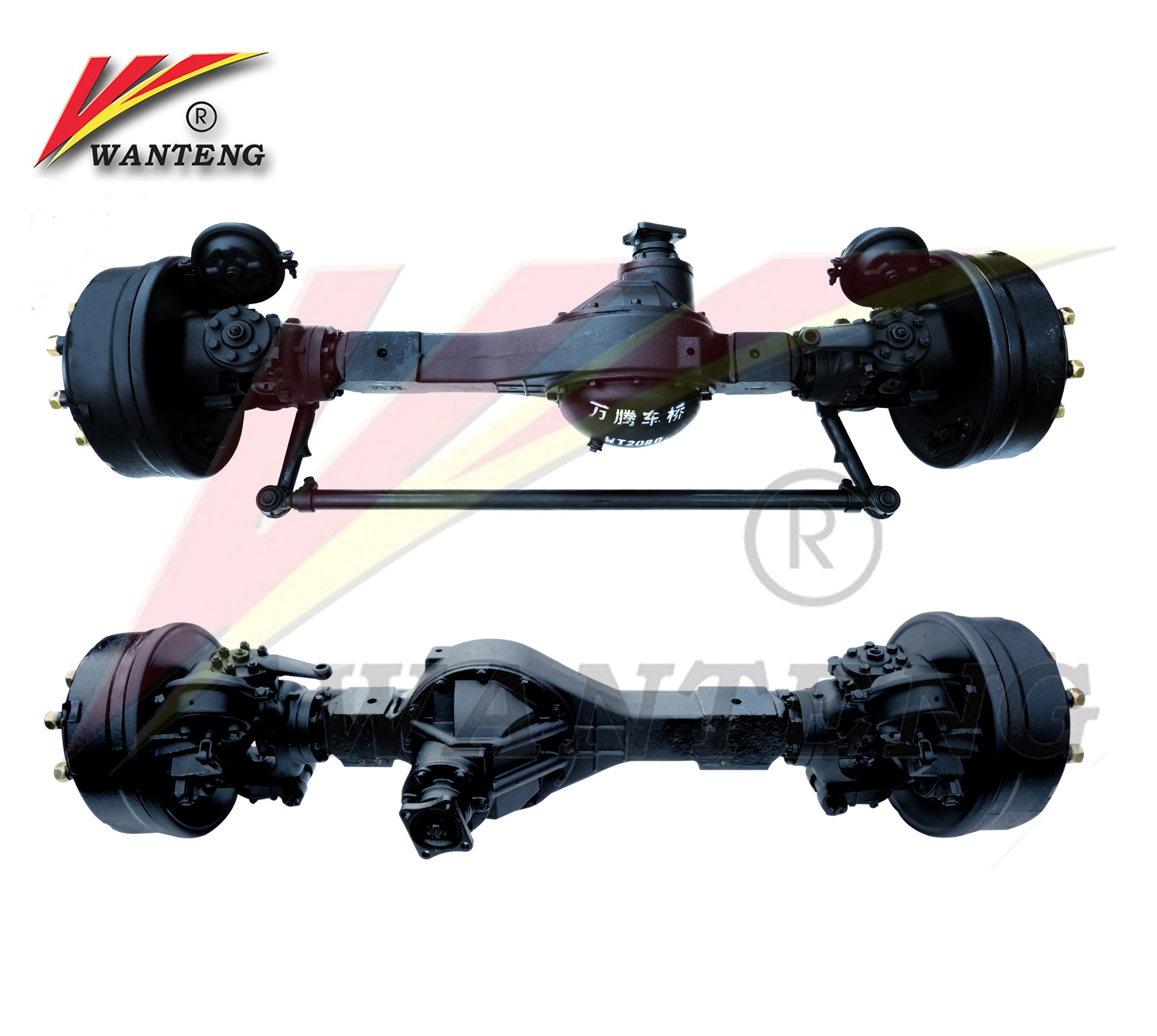 Automobile semi trailer parts front drive axle for sale of tractor