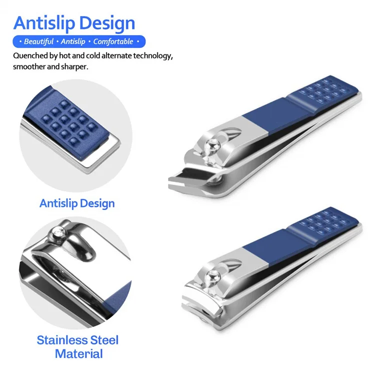 Wellflyer Professional Personal Stainless Steel Manicure Pedicure Set Nail Care Kit MS-580-1